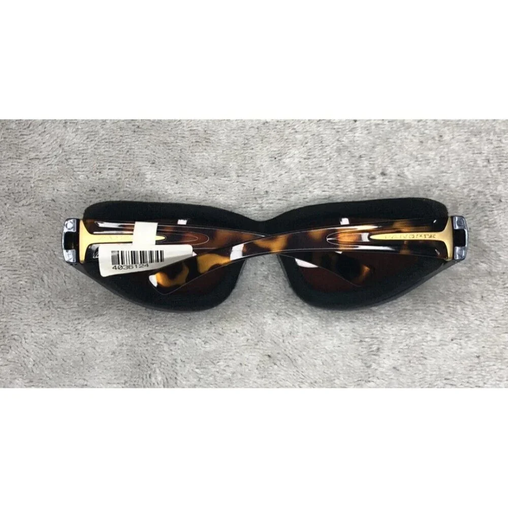 Panoptx - BORA CV F1406 Motorcycle Padded Sport Sunglasses Dark Brown Tortoise